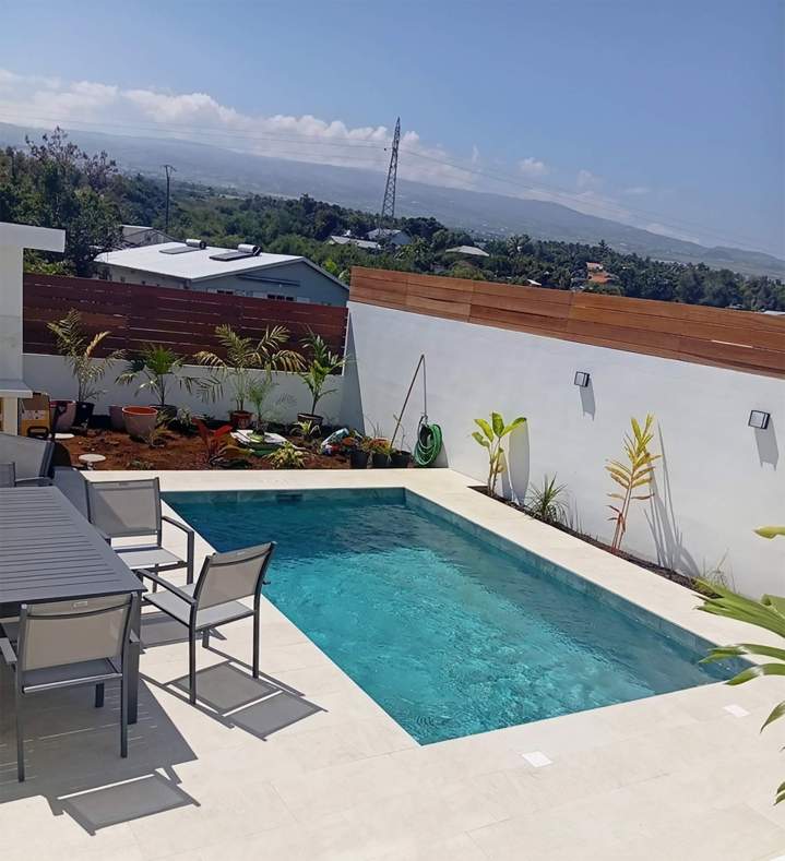 Piscine sur terrasse La Réunion