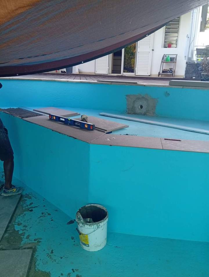 Travaux piscine La Réunion